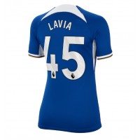 Chelsea Romeo Lavia #45 Hemmatröja Kvinnor 2023-24 Korta ärmar